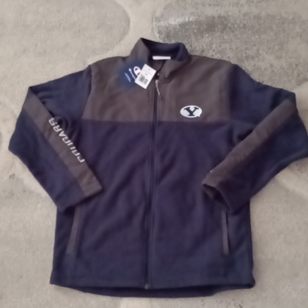 BYU University Full Zip Fleece Sweater